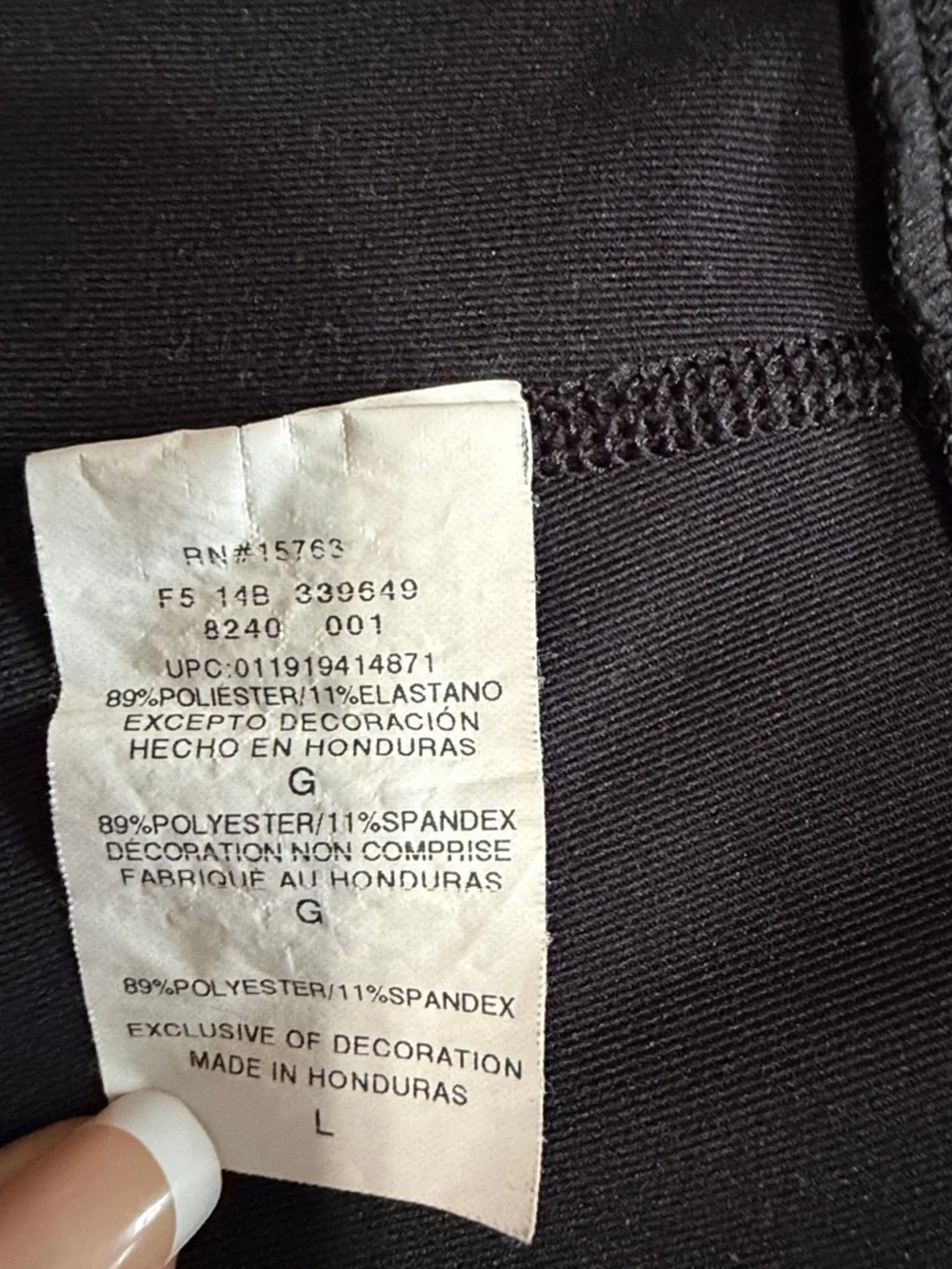 Champion Black Capri Leggings - Picture 2 of 7
